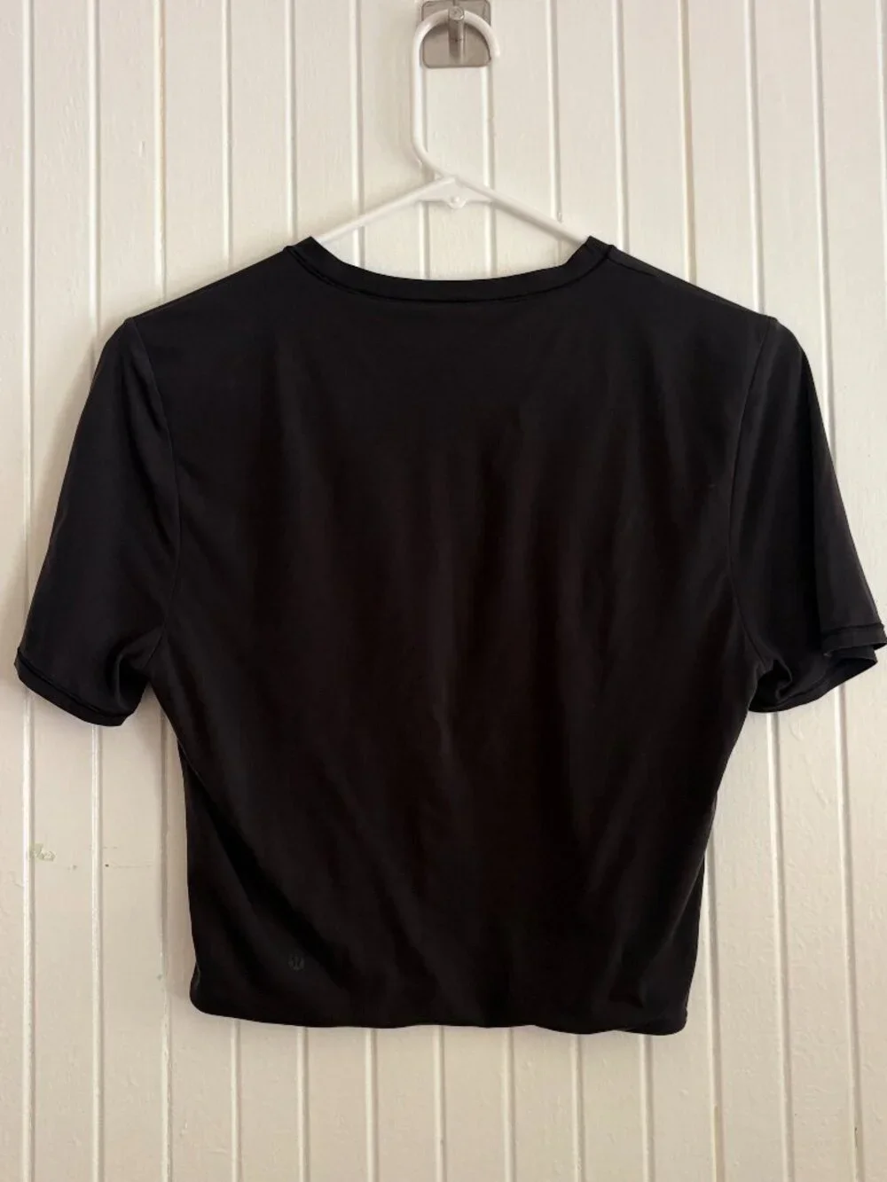 Lululemon Wundermost Ultra-Soft Nulu Crewneck Cropped T-Shirt